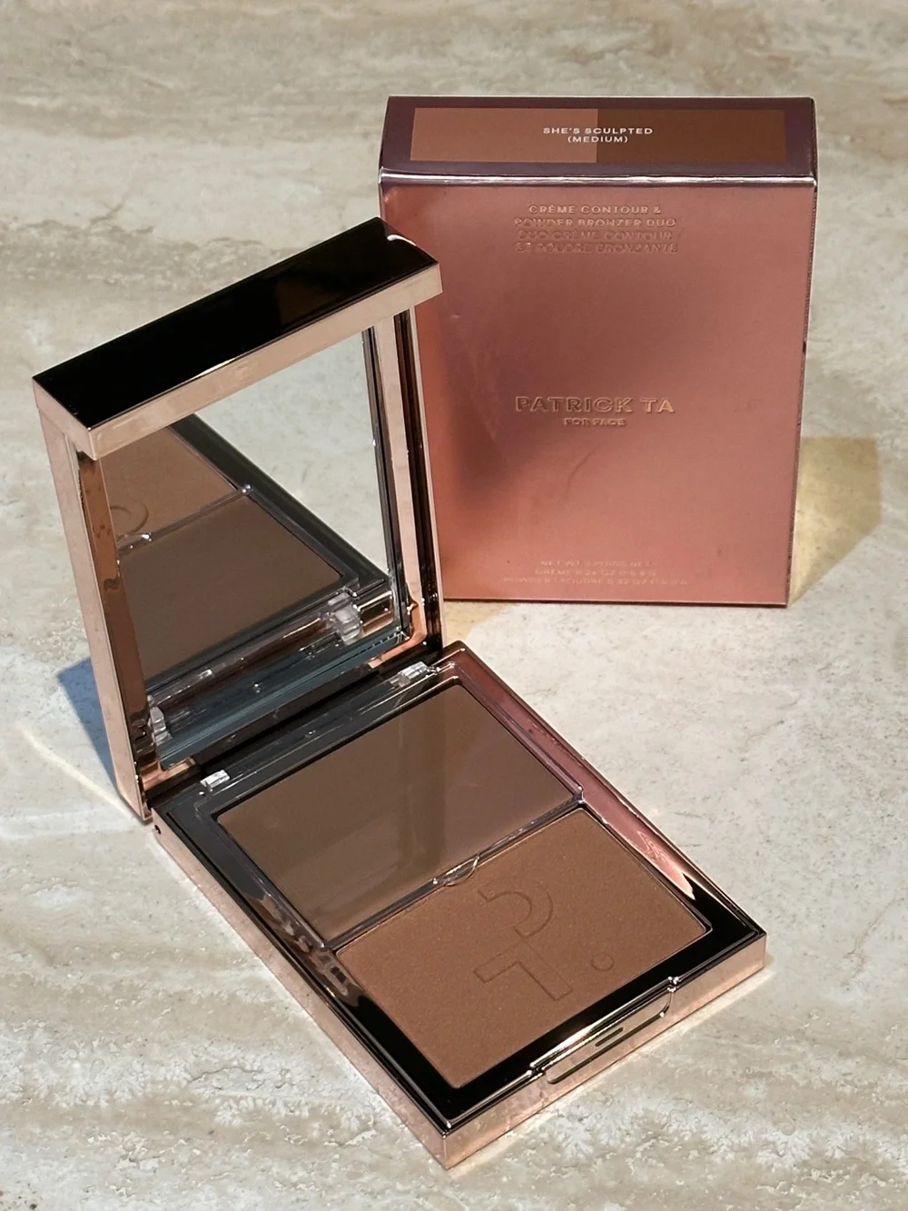 Patrick Ta Major Sculpt Contour & Powder Bronzer Duo - She’s Sculped